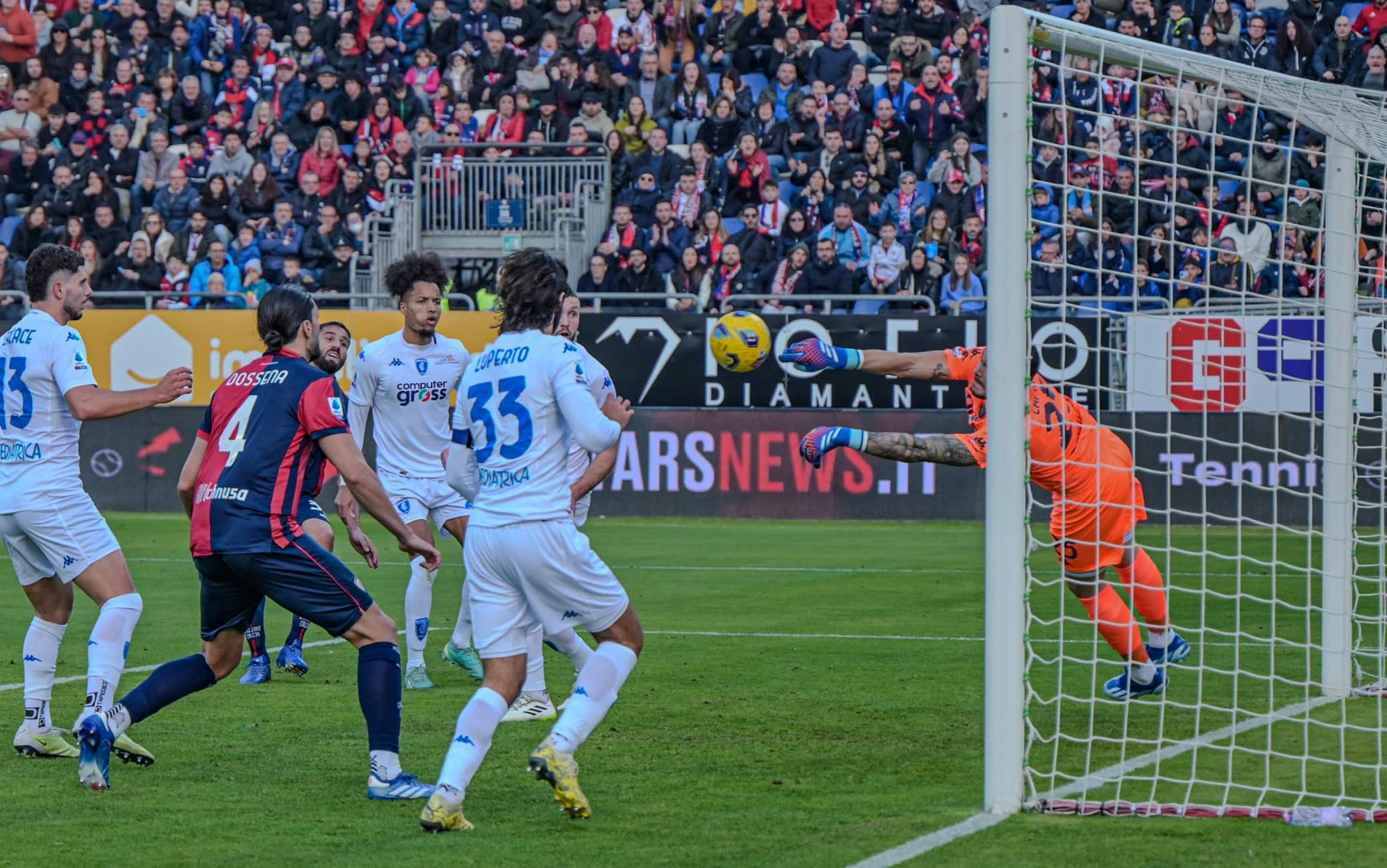 Cagliari-Empoli 0-0, gli highlights del match: Caprile salva i toscani